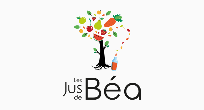 logo pour Les jus de Béa, société spécialisée dans la fabrication de jus de fruits et de légumes à Reims