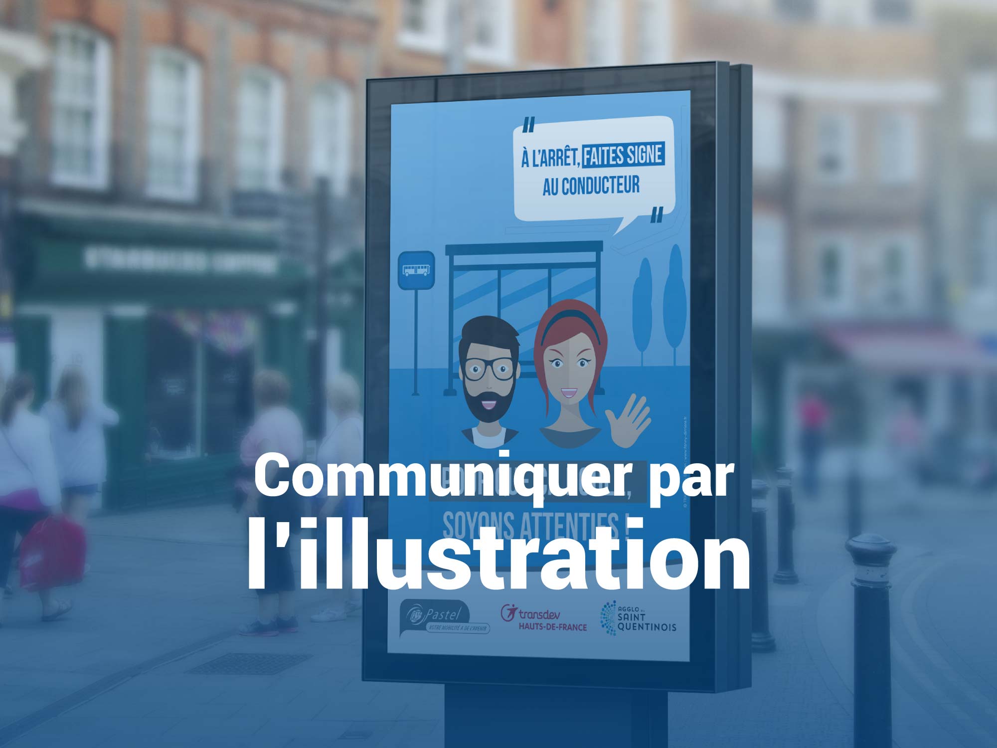 Usage de l'illustration sur les supports de communication