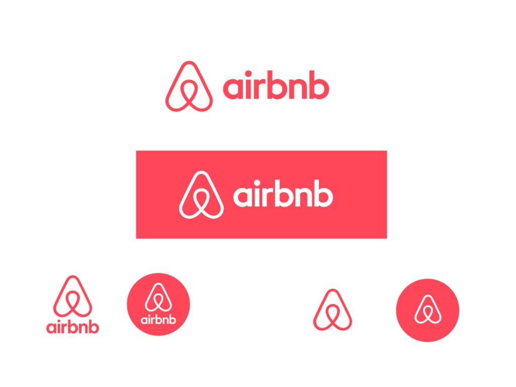 Variantes du logo Airbnb