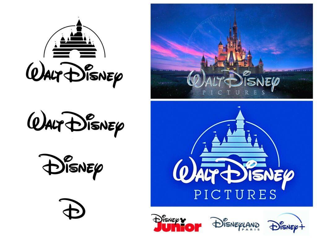 variantes du logo Disney