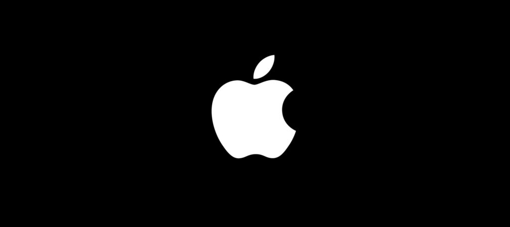 logo blanc Apple