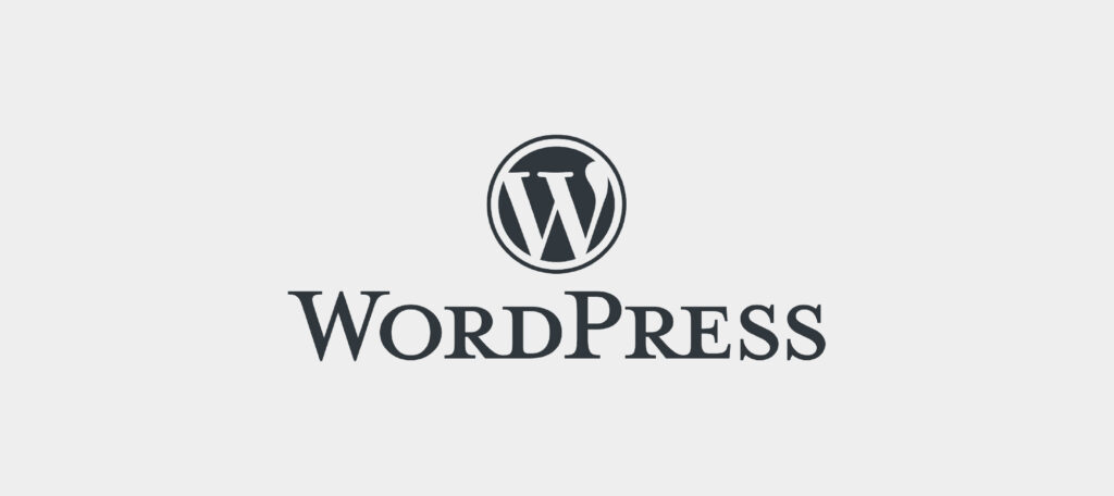 logo gris WordPress