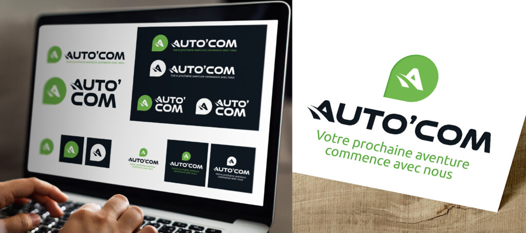 slogan réalisé pour autocom - par fanny dirriere graphiste freelance