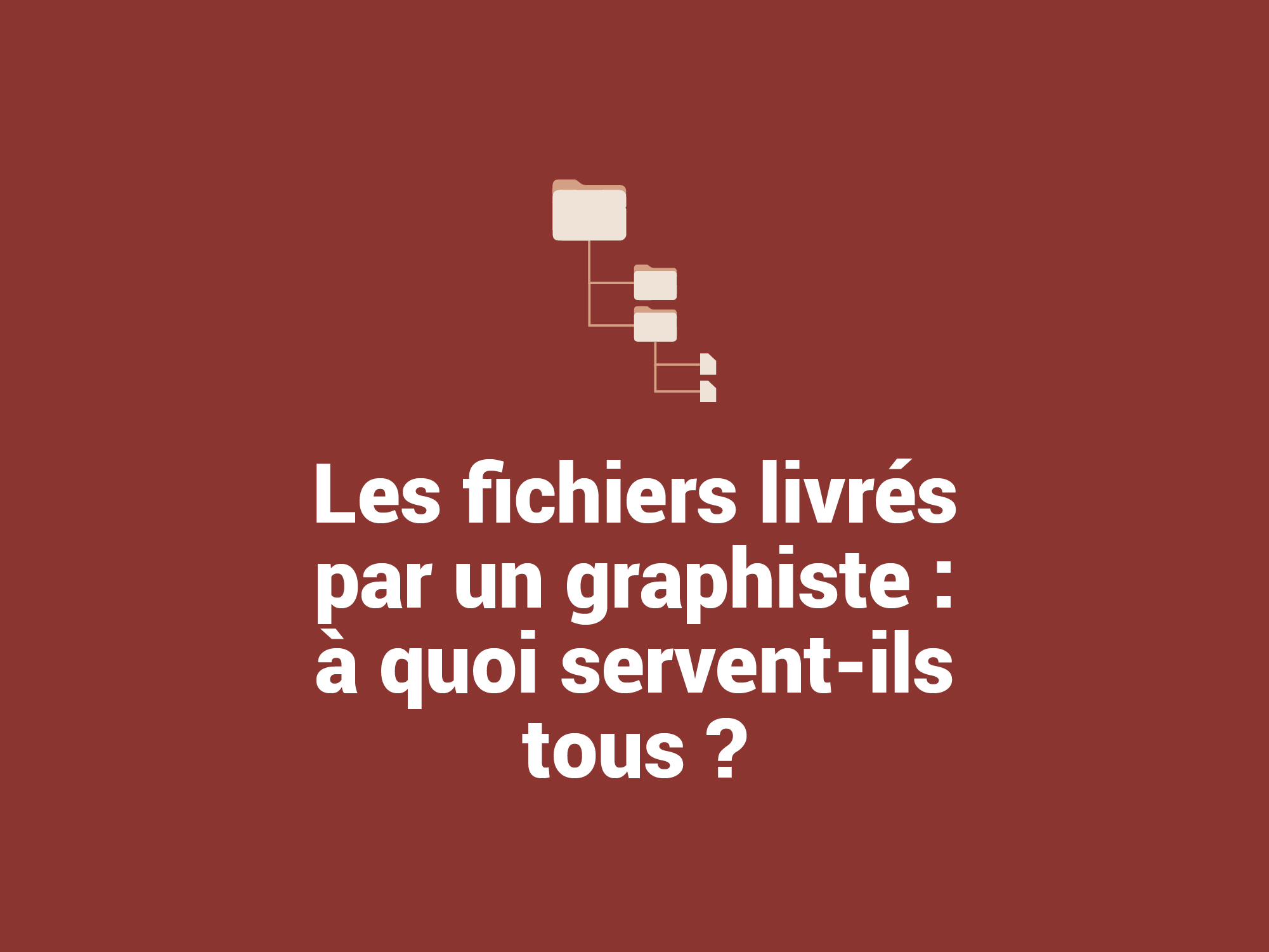 livraison fichiers graphiste