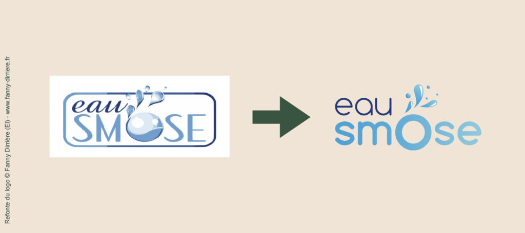 Refonte logo Eau'smose - Création Fanny Dirrière
