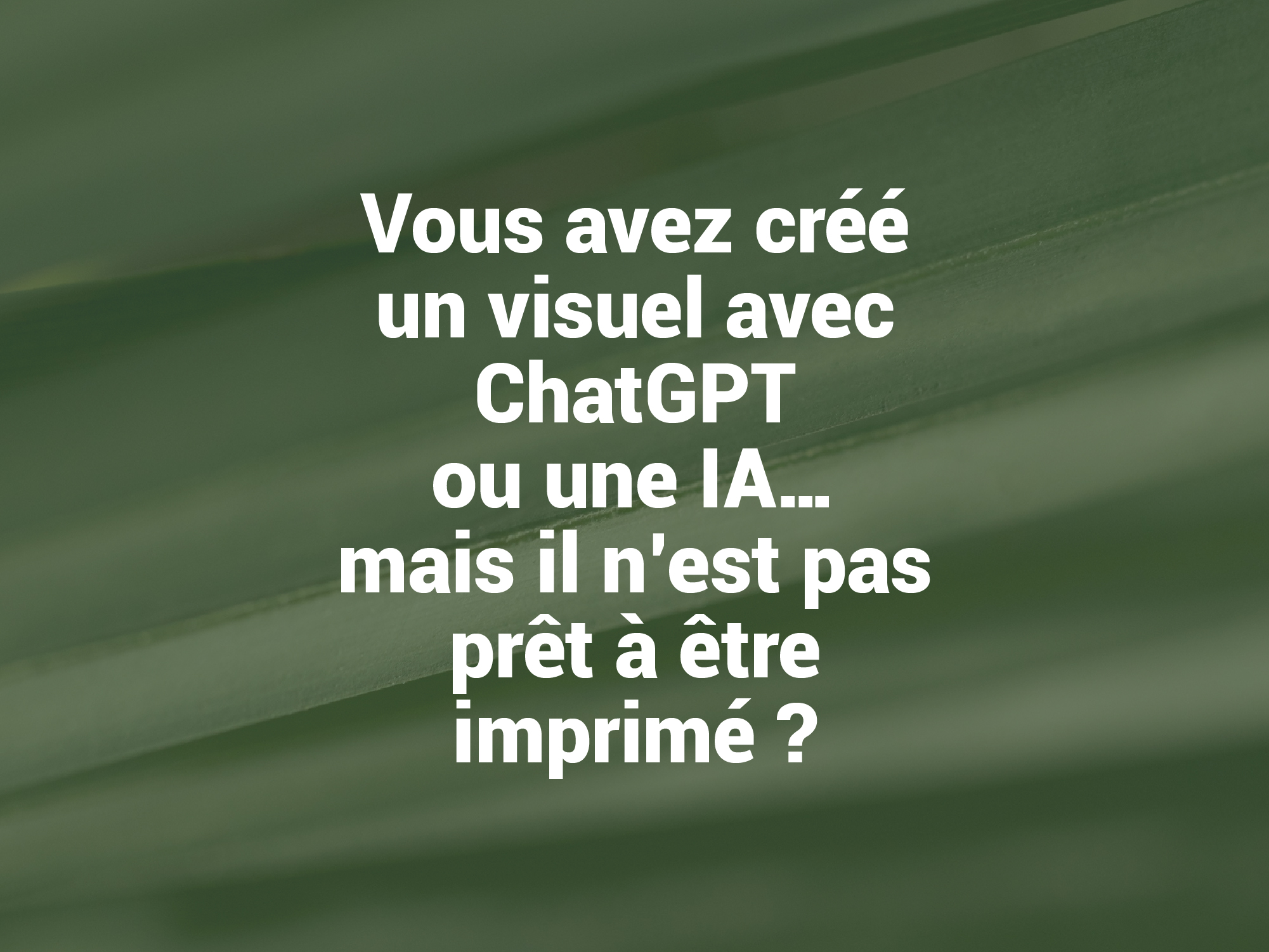 visuel AI impression