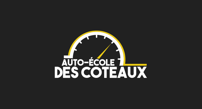 design du logo pour l'auto-école des Coteaux basée à Epernay