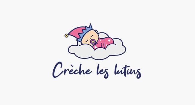 Réalisation du logo de la Crèche les Lutins située à Cormontreuil.