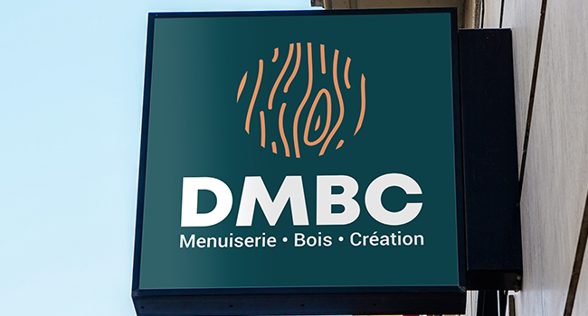 Création du logo de DMBC, société située à Gueux spécialisée dans la menuiserie et l’agencement des meubles