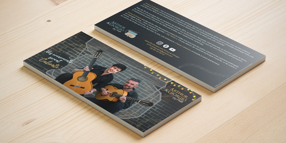 témoignage avis projet graphiste freelance reims - projet logo, identité graphique, flyer Arthur & Giorgio - Big Fiesta