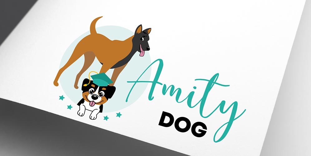 témoignage avis projet graphiste freelance reims - projet logo Amity Dog