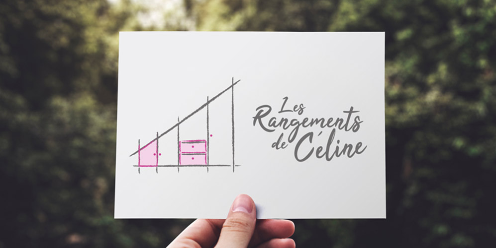 témoignage avis projet graphiste freelance reims - projet logo Les Rangements de Céline
